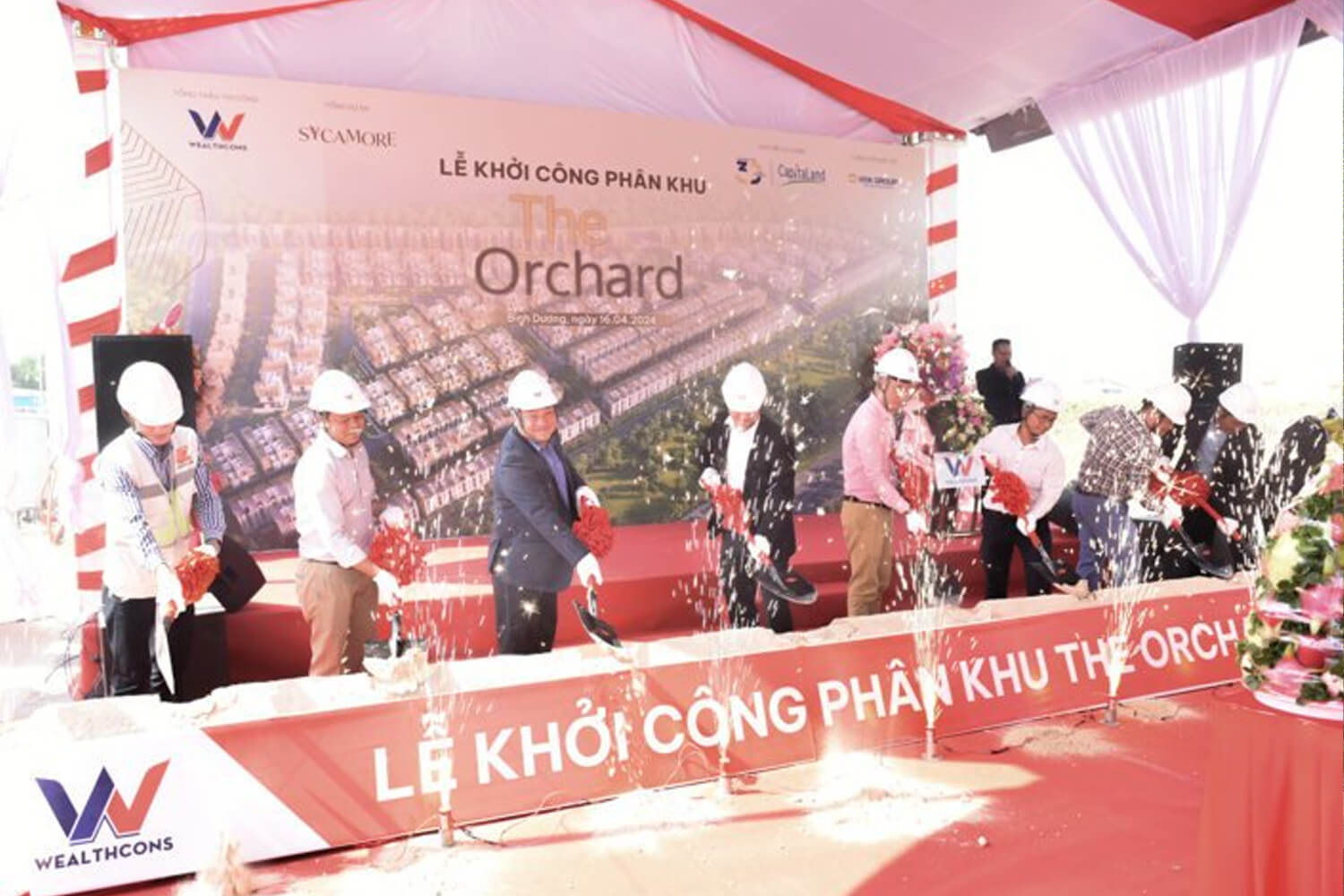 Lễ khởi công dự án The Orchard ngày 28/02/2024